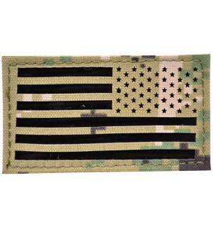 REVERSE USA FLAG PATCH - AOR2 [EM]